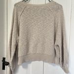 Dress Forum oatmeal textured knit deep round neck pullover size medium Photo 6