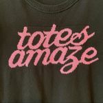 American Eagle Black and Pink Totes Amaze Sweater Photo 3