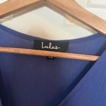 Lulus NWT  Heart of Marigold Navy Blue Wrap Maxi Dress | Size: XS Photo 3