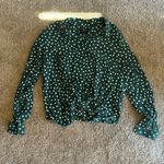 Abercrombie & Fitch Long Sleeve Polka Dot Blouse Photo 0