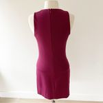 Aritzia Babaton Miguel Sheath Dress Plum Red | 6 Photo 6