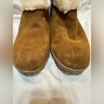 Minnetonka  Brown Suede Sherpa Slipper Ankle Boots Photo 2