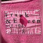 Frank & Eileen Anna Pink Mineral Dye Crew Neck Capelet Triple Fleece Sweater Photo 6