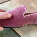 Jon Josef Womens Pink Velvet Vermont Ski Smoking Flat Gatsby Loafers Size 6 RARE Photo 6