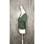 Aura Women's Green Square Neck Long Sleeve Blouse Size XL/XXL Casual Photo 4