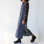 Natural Life 100% Cotton Flannel Esme Plaid Long Maxi Shirt Dress Size XL Photo 11