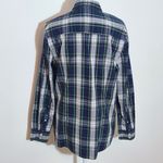 J.Crew Blue and Green Plaid Button-up Shirt Size Medium Blue Plaid Shirt Photo 5