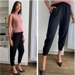 Babaton Dexter Ankle Jogger Pants in Black Fine Japanese Fabric Size Small Photo 1