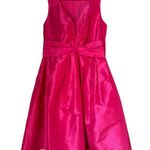 Banana Republic  Mad Men Barbie Pink Silk Sleeveless Dress Taffeta size 2 Photo 1