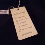 Manydress Wrap Dress Women's Medium Black Sleeveless Party Night Out Photo 8