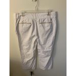 Ashworth  Womens Size 10 EU 14 Pants Crop Golf White Pockets Capri Photo 1