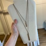 Francesca's Layered Gold Bar Necklace Photo 2