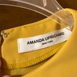 Amanda Uprichard Emery Ruffle A-Line Mini Dress in Yellow marigold Photo 4