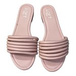 Loft Slide Sandal Pink Slip-on Size 8 Straps Low Block Heel Photo 1