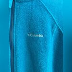 Columbia  Full Zip Fleece Blue Women’s Jacket Coat Electric Blue Sz L EUC Photo 2