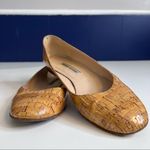 Manolo Blahnik  Tan‎ Cork Ballet Flats Size 10.5 Photo 1