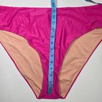 J.Crew High-rise bikini bottom in Radiant Fuchsia 2X NWT Photo 9