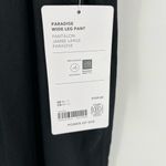 Athleta Women’s paradise wide leg black linen blend pant Lagenlook size MT NWT Photo 1