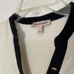 Juicy Couture silk dress marina watercolor print sailboat button dress size US 2 Photo 3