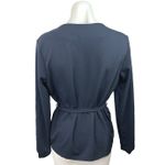 VERO MODA  Blue Double Breasted V-Neck Belted Tie Waist Blazer Coat Jacket Top S Photo 1