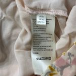 Free People  Margaux Velvet Floral Mini Skirt Gold & Pink Size 12 Photo 6