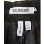 Good American Good Legs Black Faux Suede High Rise Pants 15/33 NEW Photo 4