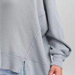 Free People  Buttercup Thermal Size Medium Grey new Photo 2