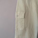 Judy Blue  White Straight Leg Jeans Cargo Pockets Baggy High Waisted size 9 / 29 Photo 3