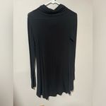 None Black Long Sleeve Cowl Neck Tunic Photo 1