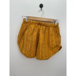 Soul Flower Womens Orange Striped Cotton Shorts Size S/M Lagenlook Boho Coastal Photo 1