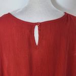 Band of Gypsies  Red Sleeveless Crop Top with Crochet Lace NWT Size Medium Photo 5