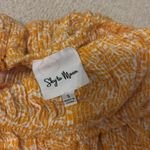 Yellow Strapless Dress Photo 1