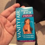 Vanity Fair New Beauty Back Black Strapless Convertible Bra Size 34DD NWT Photo 9