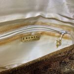 Vintage J. Renee Gold Sequin Clutch Handbag Chain Strap Evening Bag Photo 7