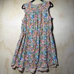 Slate + Willow Floral Sleeveless Dress Size 10 Multicolor Button Front Lined Photo 7