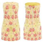 With Jean Chloe Corset Strapless Mini Dress Prudence Floral Photo 4