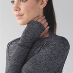 Lululemon Kanto Catch Me Wee Stripe Black Heathered Black Long Sleeve 10 Photo 2