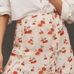 Farm Rio Cherry Print Linen Blend Skort, Size XL Photo 2