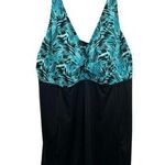 Swim365 Swimdress Womens 30 NEW Turquoise Black Blue Photo 0