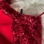 Guess Sequin mirage Bandage Halter Dress Photo 4