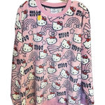 Hello Kitty  Women's Plush Graphic Character Sweatshirt Gift Box, Size L NWT Photo 0