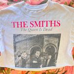 the smiths band tee crop top tshirt White Size L Photo 6