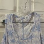 Gap  Blue/White Palm Tree Print Scoop Neck Tank S Photo 2