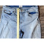 Hudson Jeans Hudson Zoey Jeans‎ Size 31 Light Wash Distressed Cropped Frayed Hem Denim Photo 4