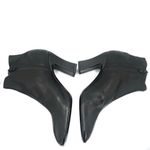 Khaite Leather Heel Ankle Boots Black Women’s Size 8.5 IT 38.5 Booties Photo 2