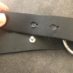 Buckle The Leather Chain Belt Black Silver Hardware Size M/L Casual Fall Photo 5