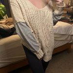 Oversized sweater with sweatshirt sleeves Photo 4