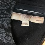 Loft Ann Taylor Floral Sheath Dress Short Sleeve Black Womens Size 00 Pe… Photo 2