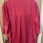 Who What Wear  Oversized High-Low 3/4 Sleeve Button Down w/Mandarin Collar Photo 4