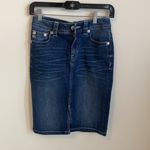 Miss Me High Rise Denim Skirt Photo 1
